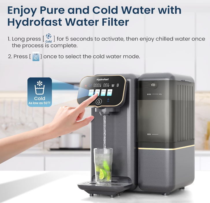 Reverse Osmosis Water Filter Countertop, Remineralization
